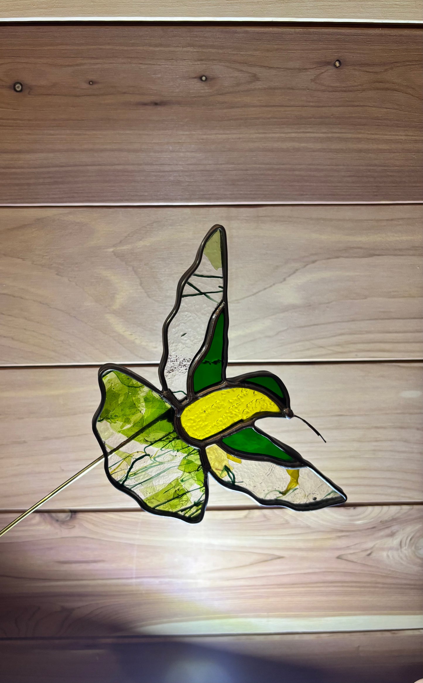 Open wings glass